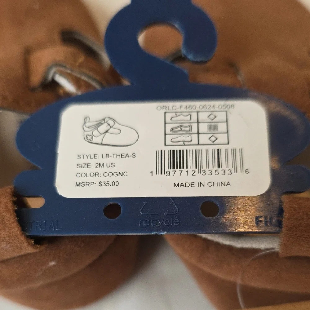 Lucky Brand Brown Baby Shoes NWT